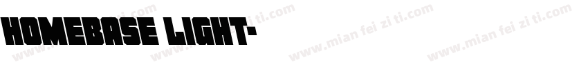Homebase Light字体转换